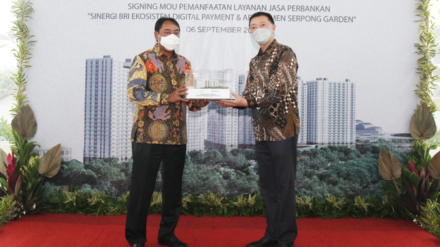 BRI Jakarta 1 bersinergi dengan PT Hutama Anugrah Propertindo untuk pelayanan jasa perbankan. Foto: Bank BRI