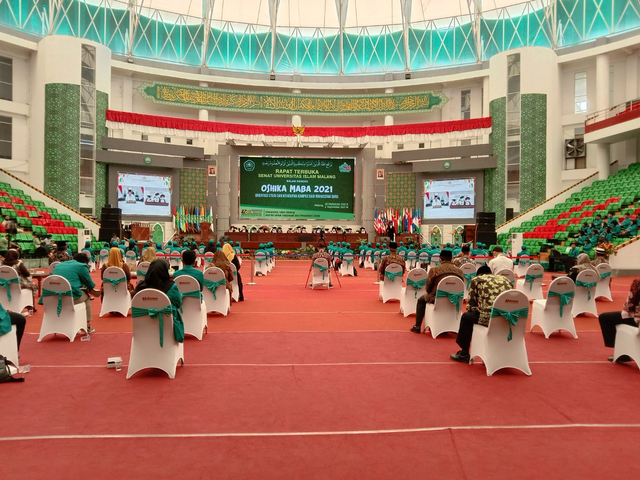 OSHIKA Maba Unisma Malang 2021/2022: Mahasiwa Harus Berpikir Global (443665)