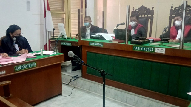 Sidang kasus pembunuhan 2 wanita di Pengadilan Negeri Medan. Foto: Dok. Istimewa