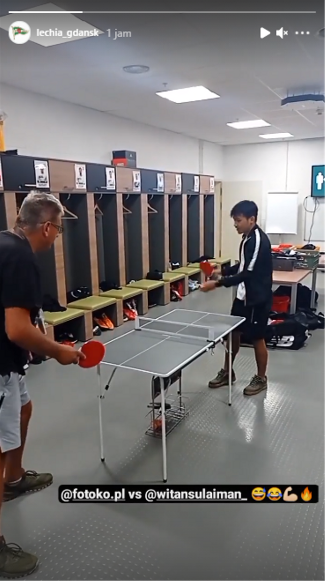 Witan Sulaeman Nyaman di Lechia Gdansk: Habis Debut, Kini Asyik Adu Ping Pong (109505)