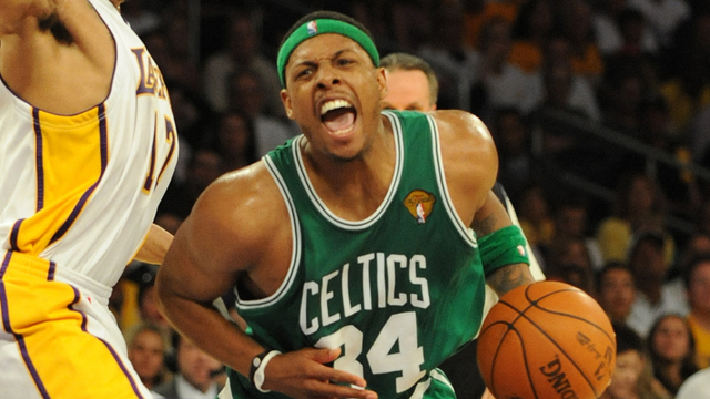 Pemain Boston Celtics, Paul Pierce. Foto: MARK RALSTON/AFP