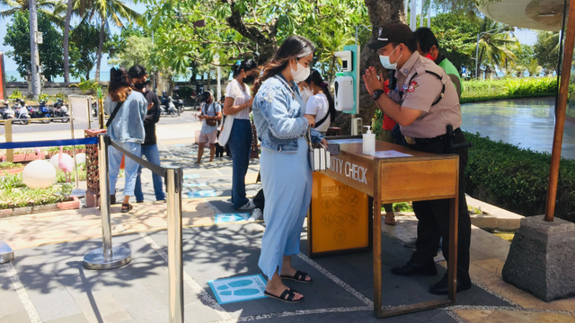 Suasana mall di Bali saat PPKM Level 4. Foto: Denita BR Matondang/kumparan