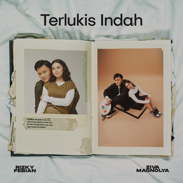 Lirik lagu dan chord Terlukis Indah - Rizky Febian & Ziva Magnolya. Foto: Spotify