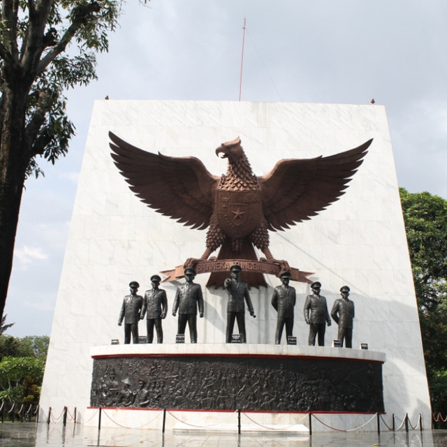 Monumen Pancasila Sakti. Sumber: cagarbudaya.kemdikbud.go.id