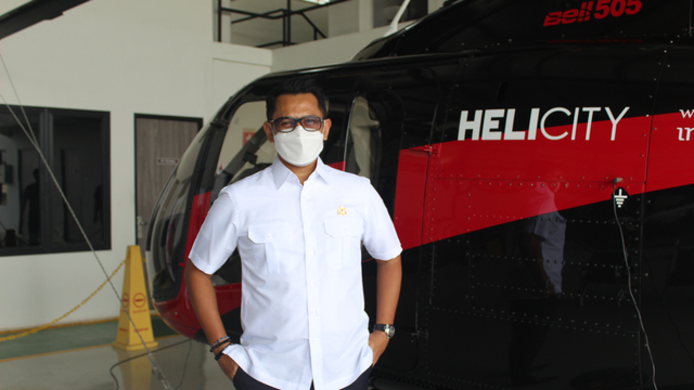 Founder/CEO PT Whitesky Aviation, Denon Prawiraatmadja, yang juga Ketua Umum INACA. Foto: Wendiyanto Saputro/kumparan