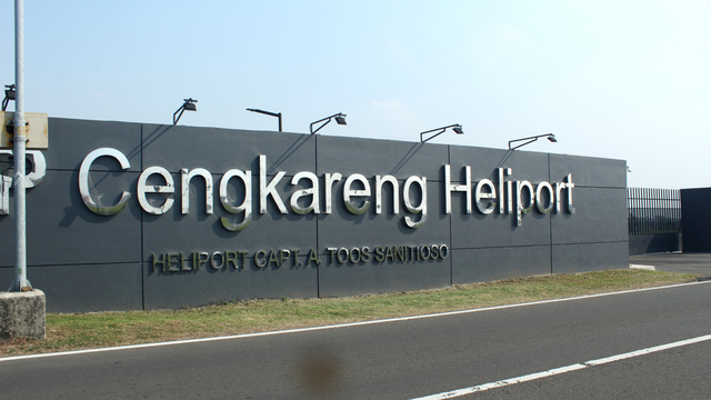 Cengkareng Heliport atau bandara khusus helikopter di Jl. Perimeter Selatan area Bandara Seokarno-Hatta yang dikelola PT Whitesky Aviation. Foto: Wendiyanto Saputro/kumparan
