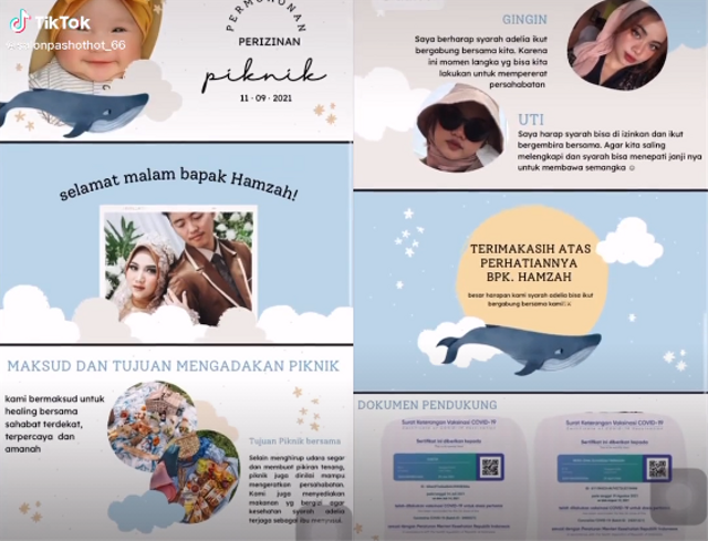 Suami Sahabatnya Posesif, 2 Perempuan Ini Bikin Proposal Permintaan Izin Piknik (114122)