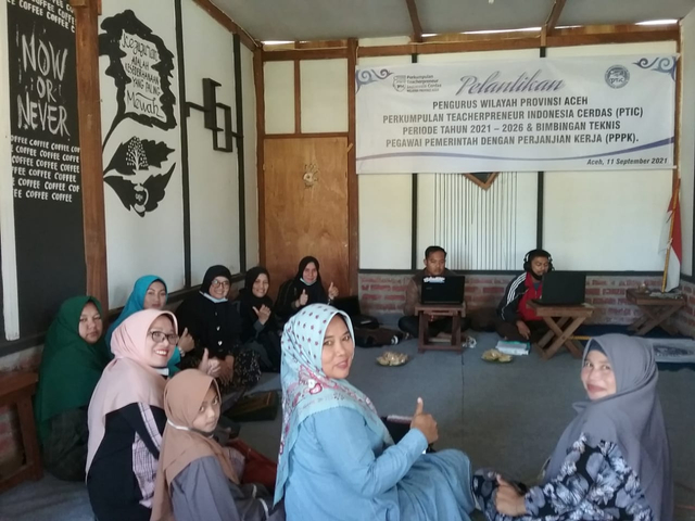 Suasana Keakraban Pengurus PTIC WilayahC Aceh. Foto : Dokumen Pribadi