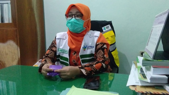 Kabid Pencegahan dan Pengendalian Penyakit, Dinas Kabupaten (Dinkes) Kabupaten Bojonegoro, dr Whenny Dyah Prajanti, saat beri keterangan. (istimewa)