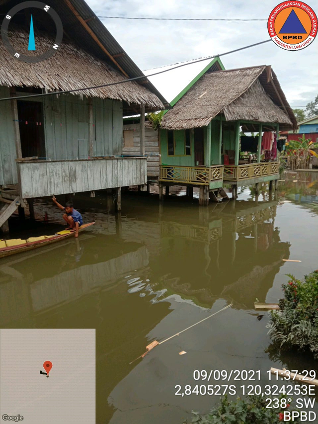 Banjir Genangi Permukiman Di Luwu Utara, Sulsel, Tak Ada Korban Jiwa ...