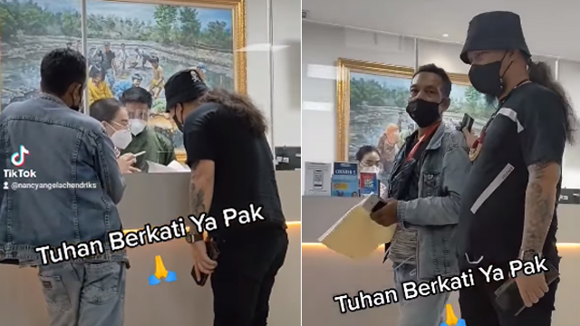 Kolase pria bertato di Manado yang bantu keluarga pasien membayar tagihan rumah sakit