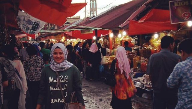 Foto sebelum pandemi COVID-19 di Pasar Bawah Bukittinggi, Sumatera Barat. Foto: istimewa