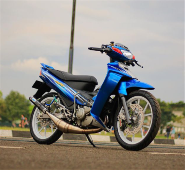 Motor 2-tak Yamaha 125Z.  Foto: Muhammad Adnan Al-Anshari