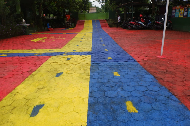 Potret SDN 2 Rajabasa Bandar Lampung Sambut Simulasi Sekolah Tatap Muka Terbatas (4)