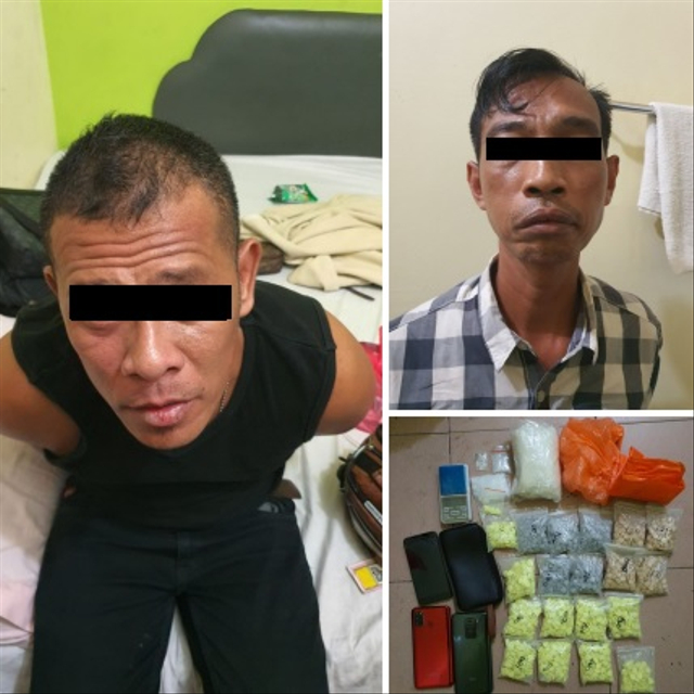 Dua pengedar narkoba ditangkap polisi di Tanjung Batu. (Foto: dok. polisi)