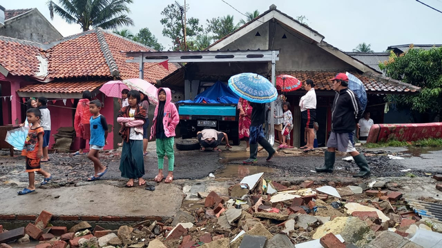 Kerusakan usai banjir bandang di Desa Rocek Barat, Kecamatan Cimanuk, Kabupaten Pandeglang, Banten, Selasa (14/9). Foto: Dok. Istimewa
