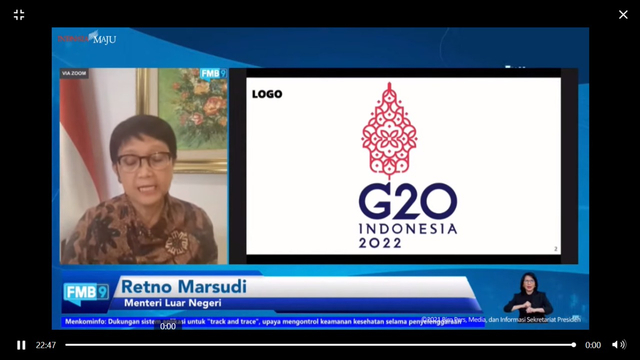 Logo Presidensi Indonesia G20 di 2022. Foto: Dok. Istimewa