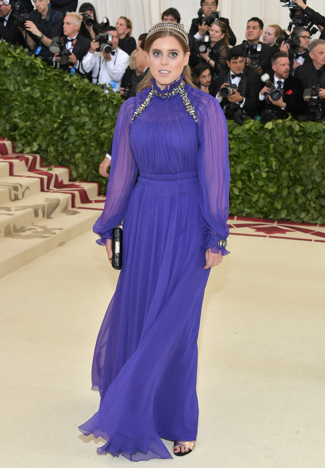 Putri Beatrice di Met Gala 2018. Foto: Neilson Barnard/Getty Images