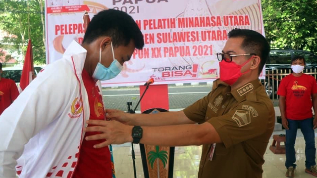 Lepas Atlet ke PON XX Papua, Bupati Minut Janjikan Bonus untuk Peraih Medali (1149445)