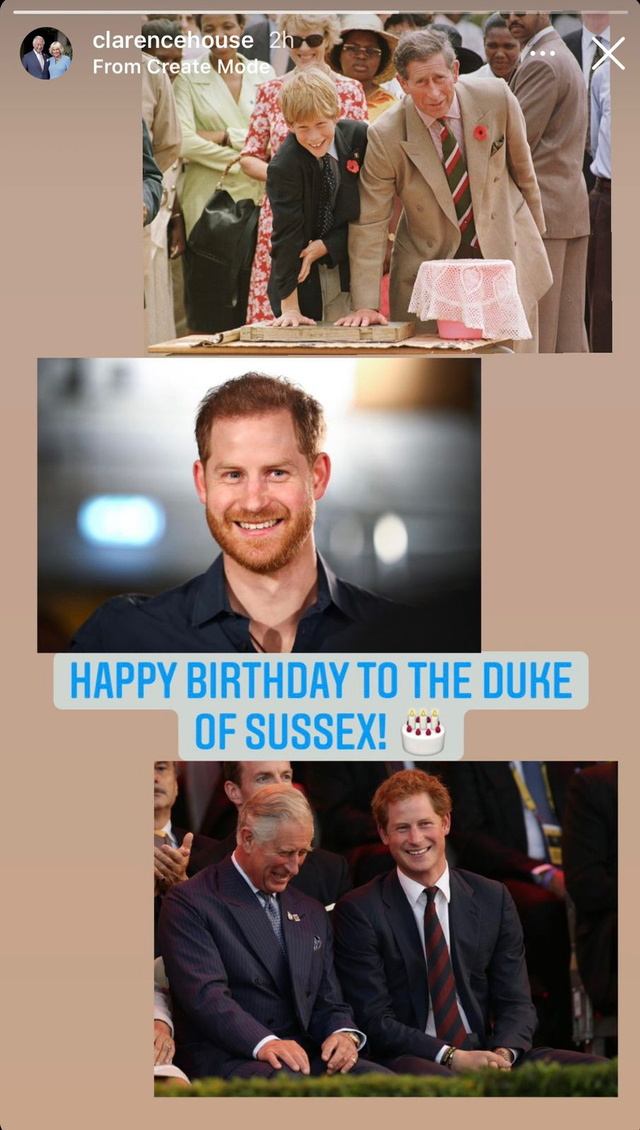 Pangeran Harry Ultah ke-37, Keluarga Kerajaan Inggris Beri Ucapan di IG Story (54695)