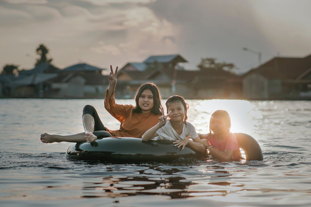 Kegiatan ini pun juga kerap diikuti oleh anak-anak. Foto: Arief Kemal/InfoPBUN