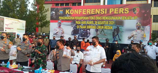 Polisi Tangkap 5 Perampok Toko Emas di Medan: Mereka Semua Terlatih (224790)