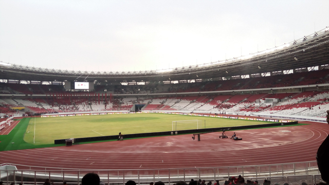 Stadion Utama Gelora Bung Karno, Jakarta. (Foto: dokumen pribadi Imam Firdaus)