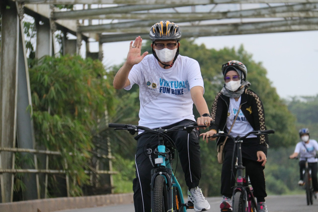 Balai Pengelola Transportasi Darat Wilayah Kalbar gelar virtual fun bike. Foto: Dok. Istimewa