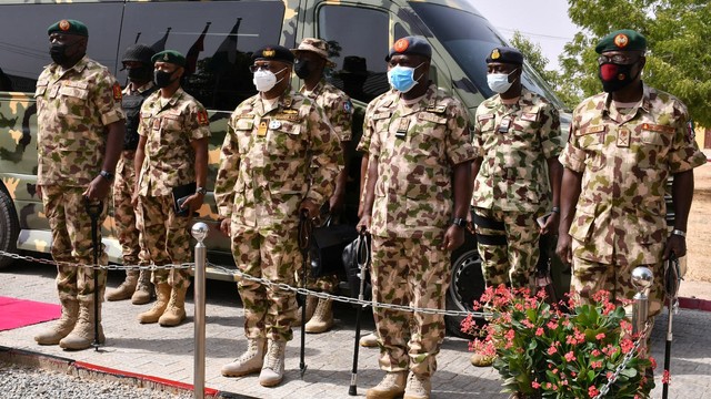 Ilustrasi tentara Nigeria. Foto: Audu Marte / AFP