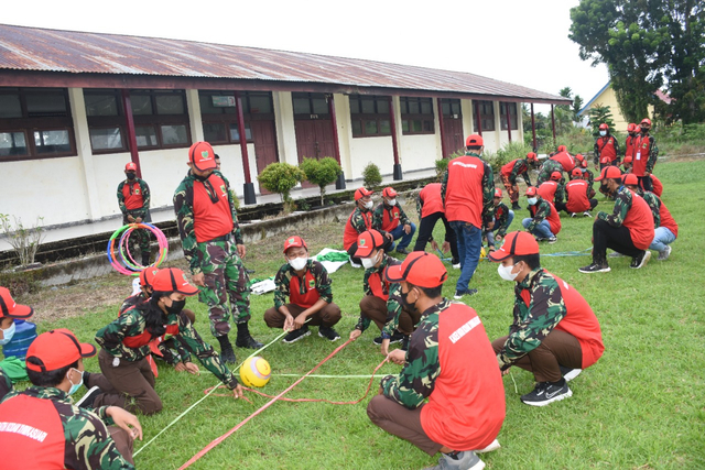 Pembekalan Kader Rakyat Terlatih Tingkat Kotamawil, yang berlangsung di SMPN 7 Prafi, Manokwari, Papua Barat, Kamis (16/9), foto: Istimewa Pendam Kasuari