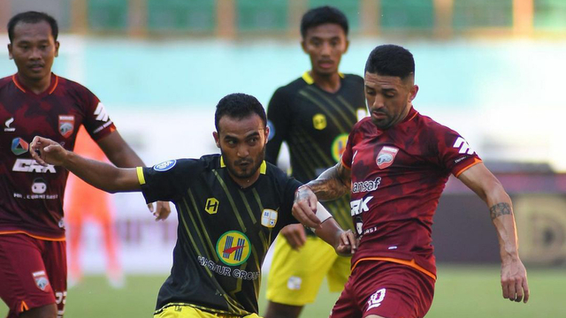 Borneo FC menjamu Barito Putera di Stadion Wibawa Mukti, Cikarang Bekasi dalam lanjutan pekan ke-3 BRI Liga 1 2021. (Foto: https://www.instagram.com/borneofc.id)