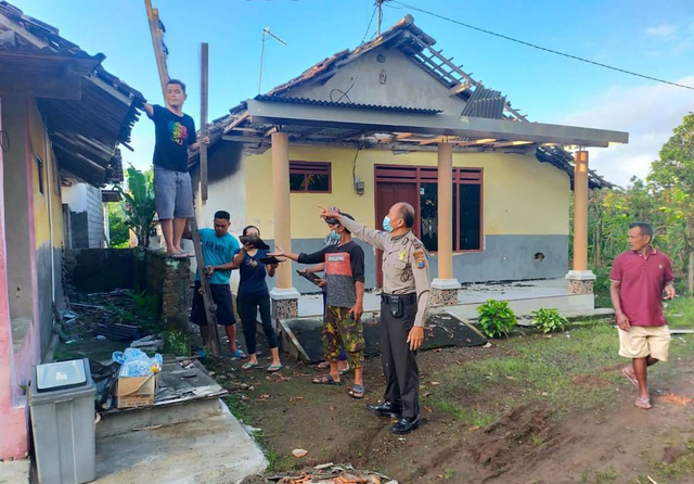Puting Beliung Menerjang, 36 Rumah di Banyuwangi Rusak