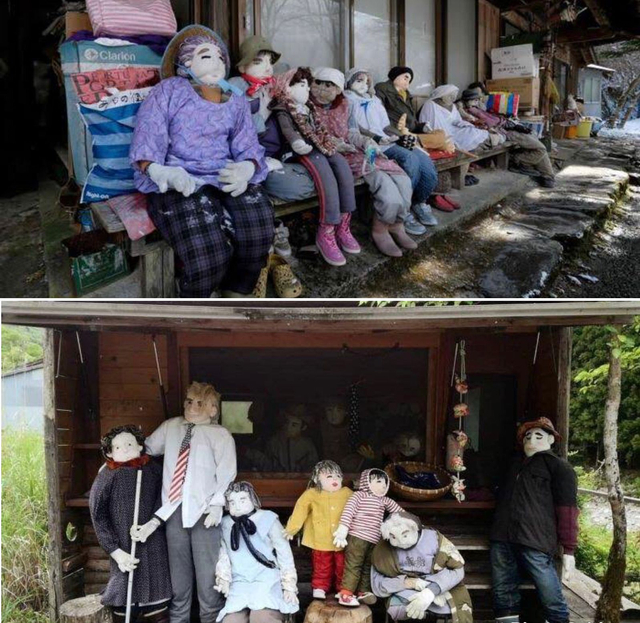 Desa Nagoro dihuni ratusan boneka, sementara jumlah penduduknya hanya 27 orang. Foto: istimewa.