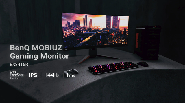 BenQ Rilis Monitor Gaming Mobiuz EX3415R, Layar Lengkung Nyaman Buat Mata (2493)
