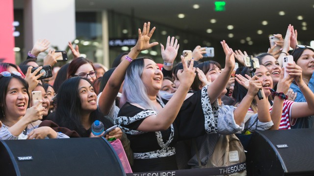 Ilustrasi fans KPop. Foto: ED JONES / AFP