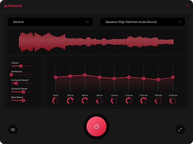 windows equalizer pandora