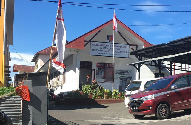 Kantor Ditreskrimsus Polda Maluku Utara. Foto: Samsul Hi Laijou/cermat