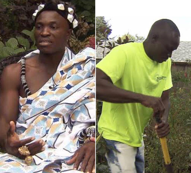 Eric Manu, raja dari sebuah suku di Ghana memilih jadi tukang kebun untuk sejahterakan rakyatnya. Foto: Istimewa.