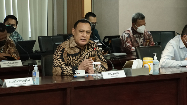 Pimpinan KPK Terima Kunjungan Puspom TNI.  Foto: Dok. Humas KPK
