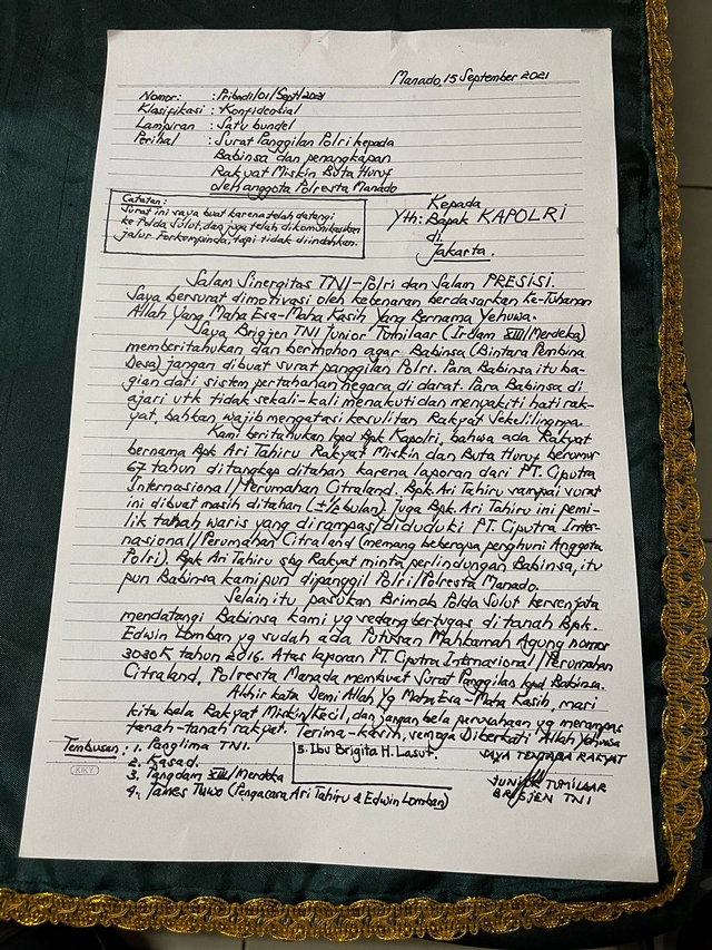 Danpuspom TNI AD Akan Periksa Brigjen TNI Junior Tumilaar soal Surat ke Kapolri (10877)