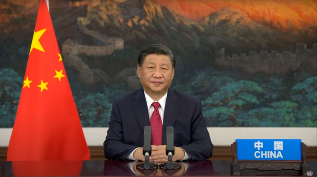Pidato Xi Jinping di sidang PBB. Foto: Dok. PBB