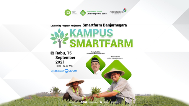 Kembangkan Pertanian dengan Kampus Smartfarm UPZDK PermataBank Syariah dan IZI  (9886)