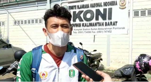 Veddriq Leonardo, atlet panjat tebing pemegang rekor dunia Wordl Speed Record asal Kalimantan Barat. Foto: Dok Hi!Pontianak