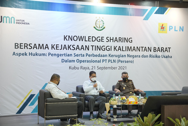 PLN gandeng Kejati Kalbar gelar knowledge sharing. Foto: Dok. PLN Kalbar