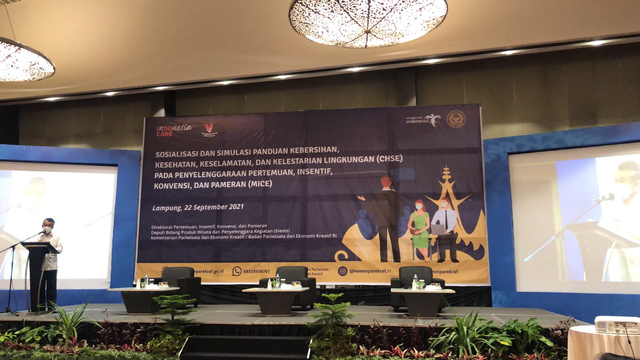 Kemenparekraf Adakan Sosialisasi Panduan CHSE MICE di Provinsi Lampung (4)
