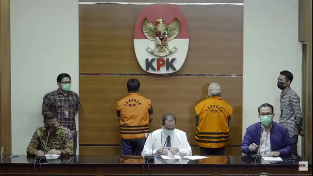 Konpers penetapan tersangka Bupati Kolaka Timur di KPK, Jakarta. Foto: Dok. Istimewa