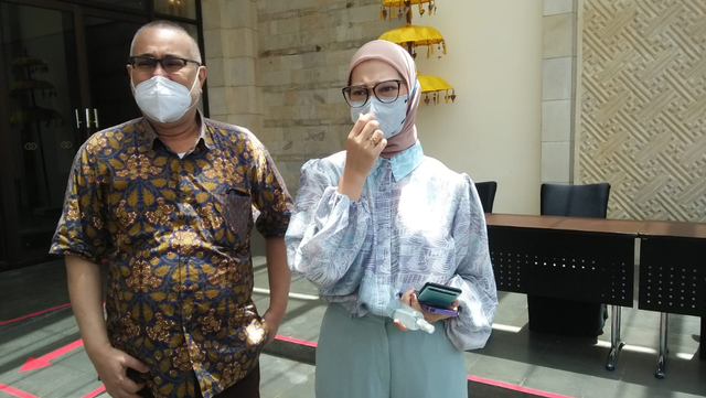 Staf Khusus Presiden RI Bidang Sosial Angkie Yudistia saat berada di Nusa Dua, Bali - IST