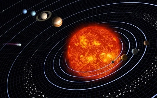 Tata surya merupakan kumpulan benda langit termasuk Matahari dan benda langit yang mengelilinginya. Sumber: Unsplash.com