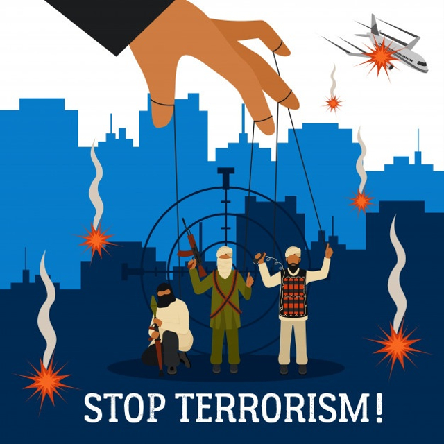 ilustrasi radikalisme dan terorisme, freepik.com. https://www.freepik.com/search?format=search&page=1&query=Radikalisme 