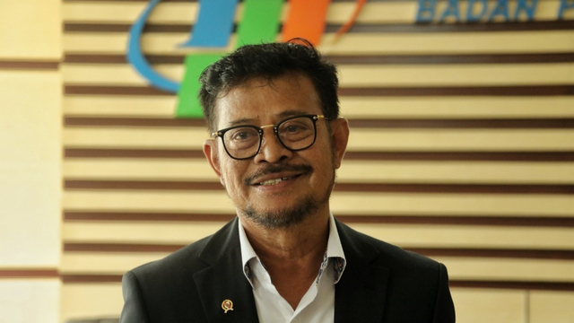 Mentan Syahrul Yasin Limpo di Kantor BPS. Foto: Kementan RI